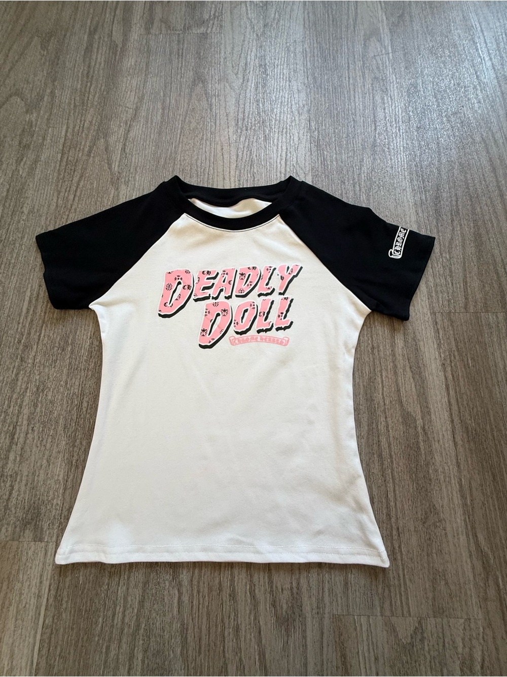 Deadly Doll Women’s Streetwear - Light Pink & White